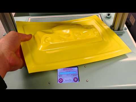 Anteprima utilizzo Termoformatrice  da banco Vacu3D di WL3D