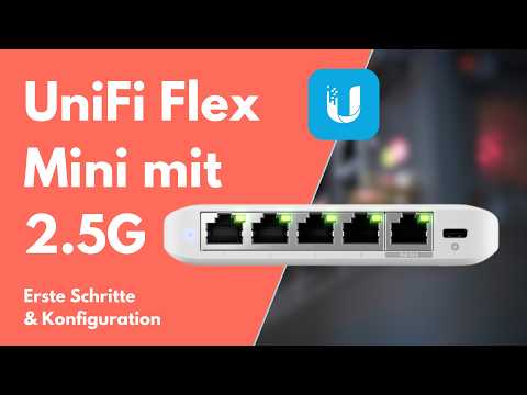 UniFi Flex Mini 2.5G Switch | USW-Flex-2.5G | Kompakter Switch mit vollem Datendurchsatz