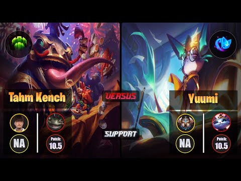CoreJJ TAHM KENCH (Support) [Guardian] VS YUUMI - Challenger NA Patch 10.5