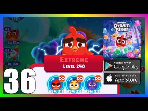 Angry Birds Dream Blast 🐦Gameplay Stage 240-242 (Android, iOS)
