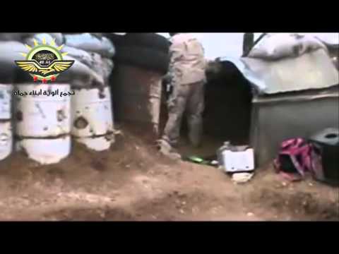 جولة على عناصر كتيبة درع سيف الله المسلول المرابطين على جبهة تل الناصرية في ريف حماة