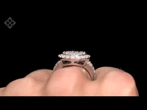 N4533Y - Diamond Galileo Ring 2.10CT Set in 18K White Gold