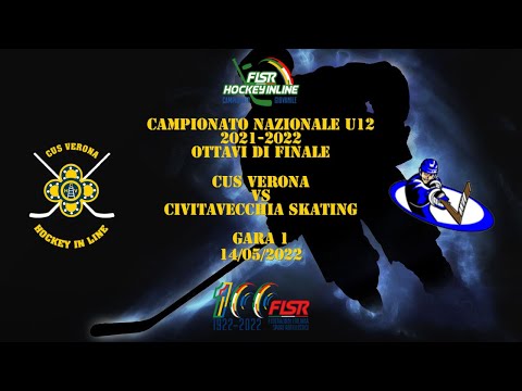Campionato Hockey in line 2021-2022 U12 - Ottavi di finale - CUS Verona - Civitavecchia Skating