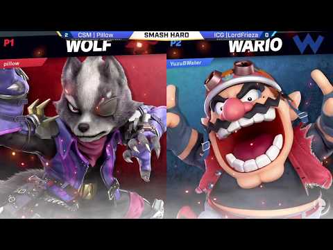 CSM | Pillow (Wolf, Lucina) VS ICG | LordFrieza (Wario) WFinals - Smash Hard Ultimate Weekly 12