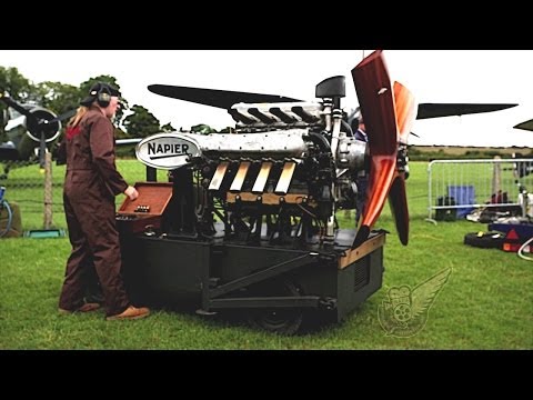 Engine: Napier Lion 12-cylinder broad arrow