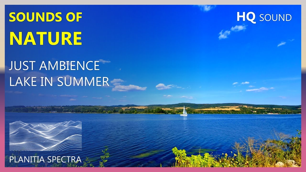 Ambient Sounds of a Lake | Slovakia | HQ Sounds of Nature | Slideshow | 4K | 60 fps | HDR