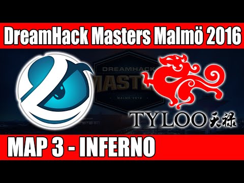 TyLoo vs Luminosity | Group A Decider Bo3 Map 3 (Inferno) Day 3 DreamHack Masters Malmö 2016