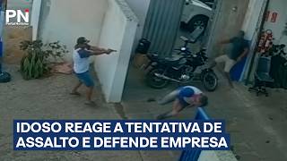 Tentativa de roubo termina em tiros dentro de comércio
