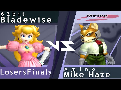 Super SmashNest 5 LF - 62bit|Bladewise(Peach) Vs. Amino|Mike Haze(Fox)