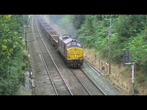 37401 Carlisle - Crewe empty ballast at Lancaster 17/9/08