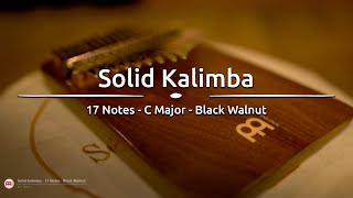 Solid Kalimba with 17 notes in Black Walnut - KL1701S from Meinl Sonic Energy