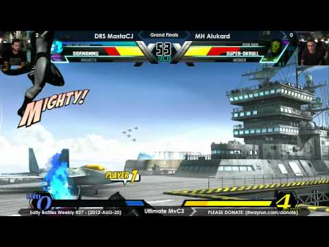 Salty Battles #27 - UMvC3 GF - DRS MastaCJ VS MH Alukard