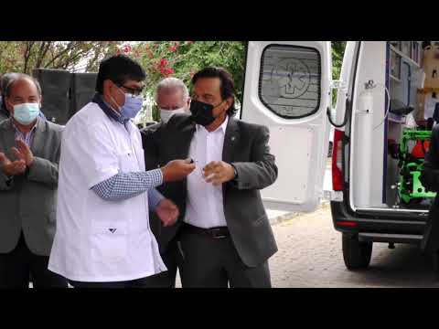 Con 65 nuevas ambulancias la gestión Sáenz fortaleció la salud pública