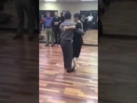 Maureen & Carlos tango lesson
