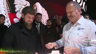 Рамзан Кадыров посетил открытие выставки «Ювелиры России» и фабрики по огранке драгоценных камней