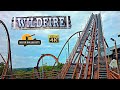 2024 Wildfire Roller Coaster Front Seat On Ride 4K POV Silver Dollar City