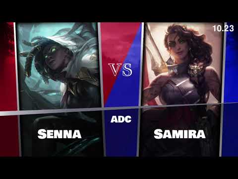 10.23 Samira (ADC) vs Senna EUW Master