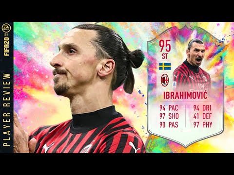 THIS CARD IS INSANE! 95 SUMMER HEAT ZLATAN IBRAHIMOVIC PLAYER REVIEW! FIFA 20 Ultimate Team