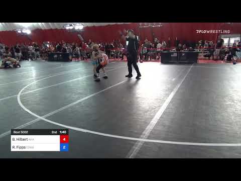 41 Kg Rr Rnd 2 - Benjamin Hilbert, Aviators Wrestling Vs Rustin Fipps, Cowboy Wrestling Club