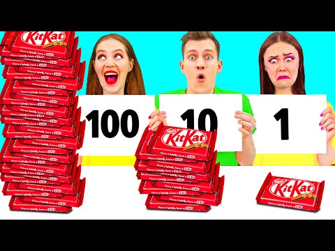100 Layers of Food Challenge | Amazing Cooking Hacks by PaRaRa Challenge