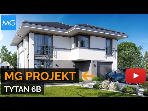 Projekt domu Tytan 6 B MG Projekt - 149,78 m²