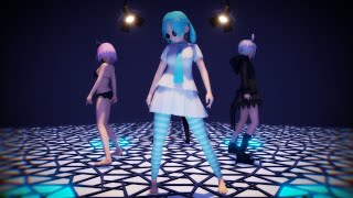【MMD】CH4NGE [背中合わせ4人でカメラ回転][2k60fps]【flowerカバー】【flowerナナMIX】