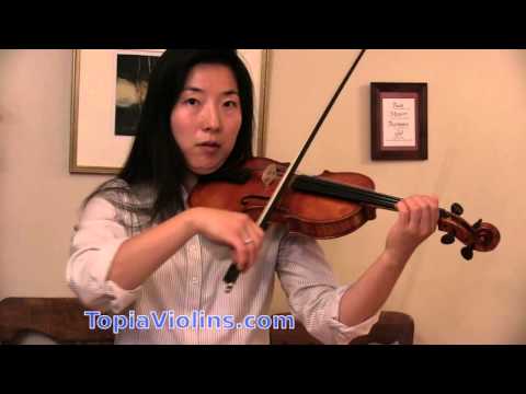 off the string strokes on the violin