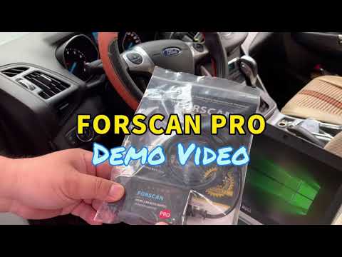 FORScan Pro ELM327 USB Test with Ford Kuga Details