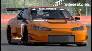 Nissan SILVIA S15 spec R AERO Time Attack (2002)  700HP!! - Silverstone GP - Assetto Corsa