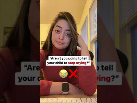 Tell them to STOP CRYING? 🧐