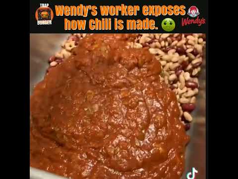 Wendy's Worker Exposes how their Chili is made (you won't believe).