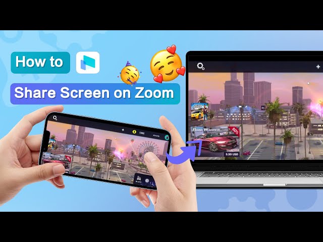 share phone screen on zoom