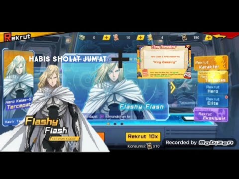Hoky gacha Flashy Flash habis sholat Jum'at + kingblessing