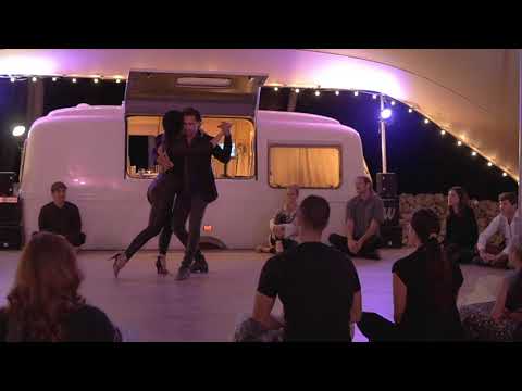  Ismael Ludman  and  Natalia Ochoa  are  dancing  to  a  nontraditional song