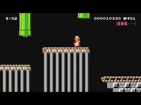 Bowser's Missing | World 1-4 by Tatsuo - Super Mario Maker - No Commentary 1bq