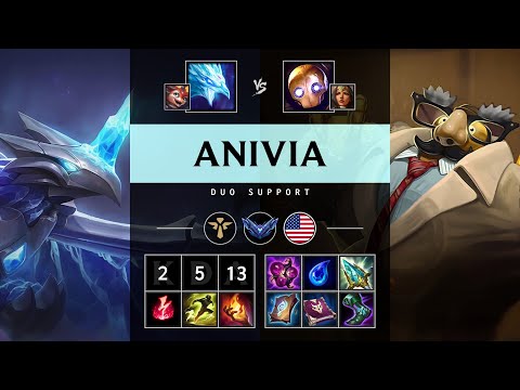 Anivia Support vs Blitzcrank - NA Diamond Patch 25.18