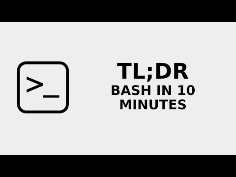 Bash Tutorial in 10 Minutes