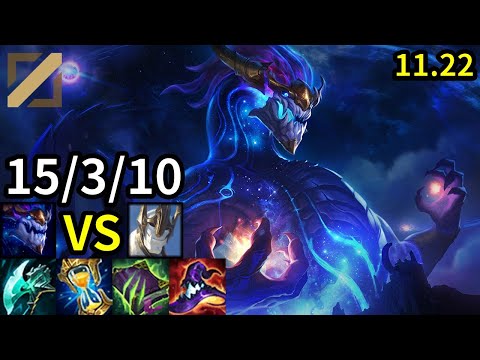 Aurelion Sol Mid vs Galio - KR Master | Patch 11.22