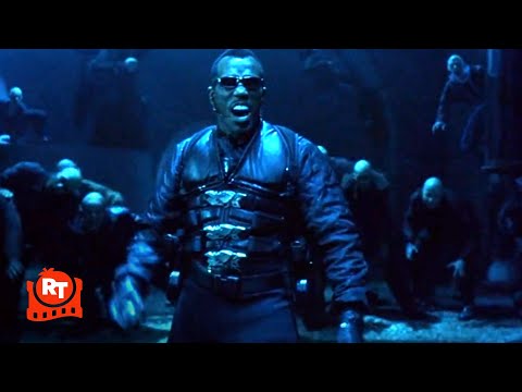 Blade II (2002) - The Sunlight Grenade Scene | Movieclips