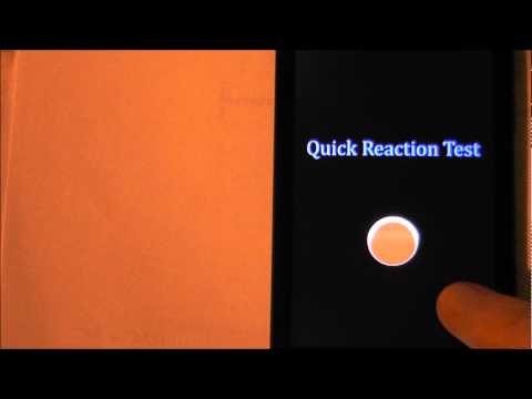 Quick Reaction Test Video
