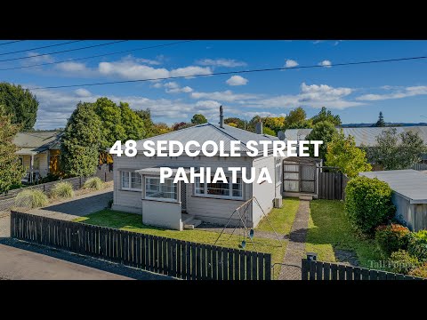 48 Sedcole Street, Pahiatua, Tararua, Manawatu, 3 Bedrooms, 1 Bathrooms, House
