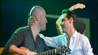 México: Marc Anthony sorprendió a Gianmarco subiendo a escenario