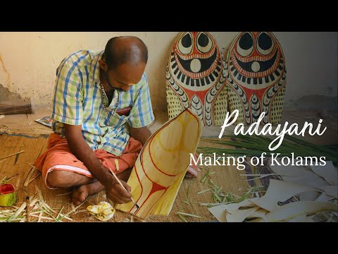 Making of Padayani Kolams 