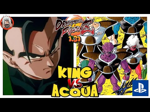 DBFZ king vs ACQUA (GogetaSSB, Vegito, Gohan) Vs (Ginyu, KidBuu, SuperBaby2)