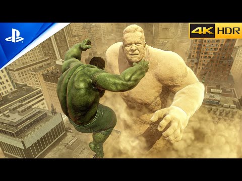 Marvel's Spider-Man 2 - HULK VS SANDMAN BOSS FIGHT (RTX 5090) Ray-Tracing Ultra Realistic Graphics