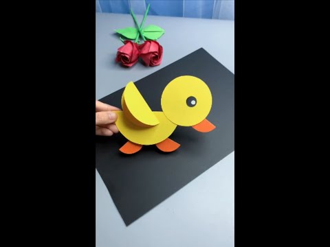 How to make paper duck | Easy paper crafts | DIY paper crafts