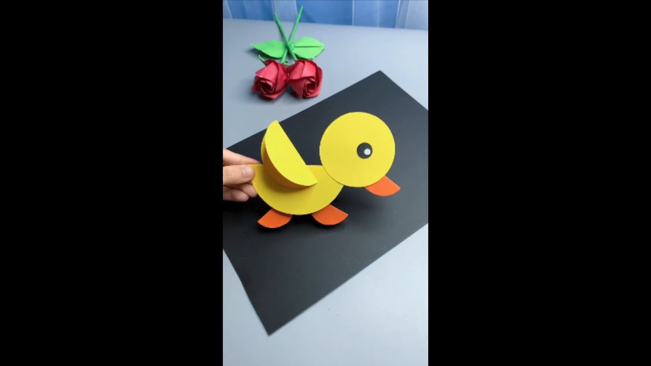 How to make paper duck | Easy paper crafts | DIY paper crafts