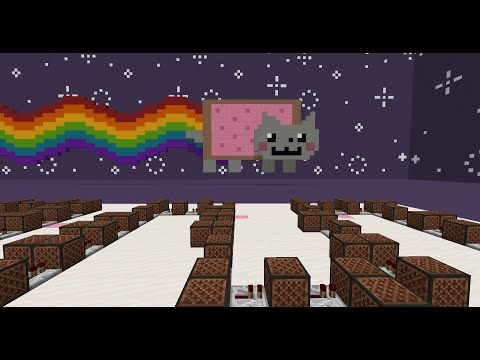 The Noteblock Lizard - Nyan Cat [Minecraft Noteblocks]