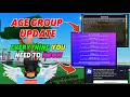 Roblox Age Groups Update