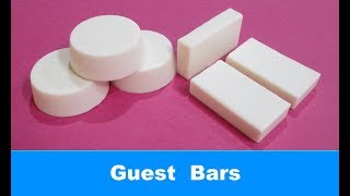 Guest Bars, Sample Bars, Cold Process Soaps